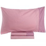 Completo letto matrimoniale Rosa a contrasto Blanc Mariclò