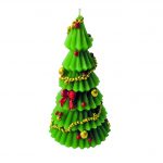 Candela albero decorato Natalizia Preziosa