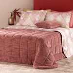 Trapunta Ciniglia Fiammata Lorey  Rosa Antico