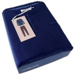 Pigiama Uomo Caldo Cotone Felpato blu avio FC3176