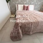 Trapunta Velluto Mirta Rosa Antico - immagine 2