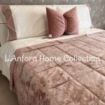 Trapunta Velluto Mirta Rosa Antico - immagine 3