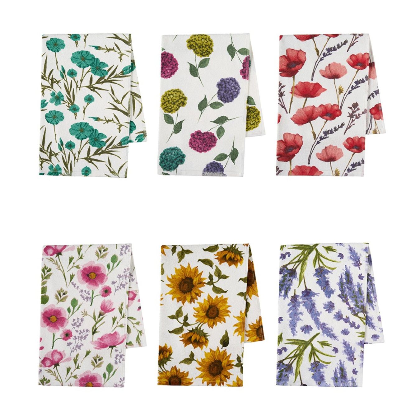 01306 -- 000 (1393) SET 6 STROFINACCI VINGI GARDEN - immagine 1