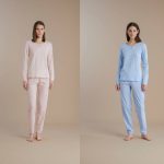 Pigiama Donna in Cotone Lungo Fiorellini FA009006