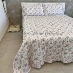 Boutis Matrimoniale Bloom Roses con 2 Copriguanciali