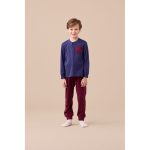 Pigiama Bambino caldo cotone Moto da 3 a 9 Anni  FL519