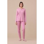 Pigiama Donna Jersey Invernale Cuoricini FA9246