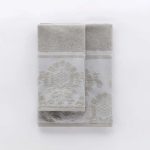 Set 1+1 Spugna Savoy Grigio Perla