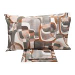 Completo Lenzuola Alan 1 Posto e mezzo Beige