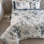 Trapunta Giardino Incantato con 2 copriguanciali e cuscino arredo