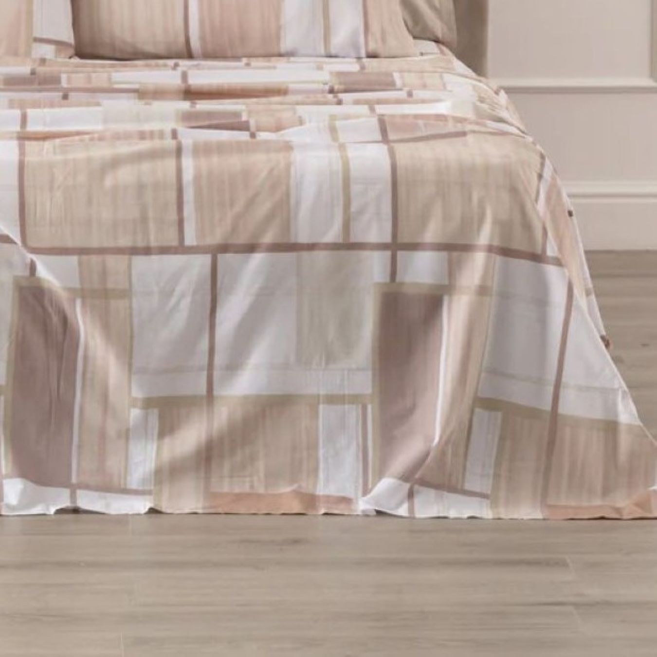 02227 -- 000 (2335) Copritutto Cotone 270 x 280 cm Juri Tortora By Riviera - immagine 1