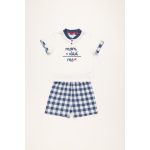 Pigiama Neonato Cotone mezza manica e pantalone corto Noìdinotte FT000894