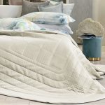 Trapuntino o Copriletto trapuntato Primizia by Blumarine Variante Burro