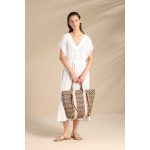 Borsa Mare Con Chiusura a Zip Cartapaglia