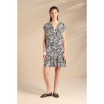 Abito Camicia Donna Estivo in Viscosa Nero LA003581