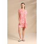 Abito Camicia Donna Estivo in Viscosa Arancio LA003581