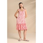 Abito Camicia Donna Calibrato in Viscosa Arancio LA003615