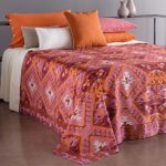 Copritutto Percalle 270 x 270 cm  Coco Rosa By Riviera