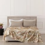 Copritutto Cotone 270 x 280 cm  Gledia Tortora By Riviera