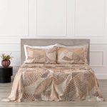 Completo Lenzuola Copriletto 2P Valma Deserto by Riviera