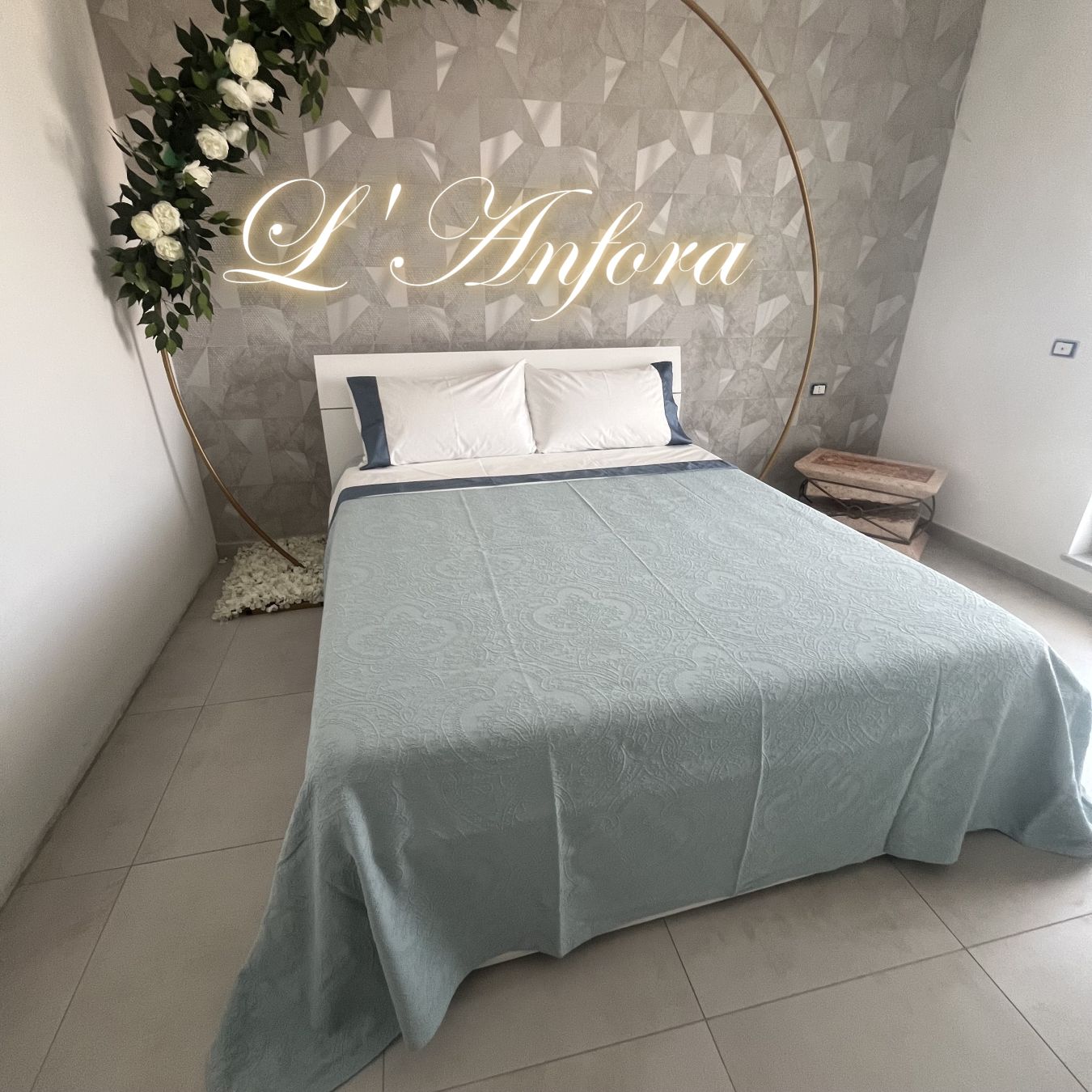 02171 -- 000 (2278) Copriletto Cotone 2P Jacquard Alba Carta da Zucchero By Riviera - immagine 1