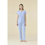 Pigiama Mezza Manica e Pantalone Lungo Cotone FA9520